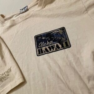 Aloha‎ Hawaii T-Shirt Mens Medium Coconut Dyed Graphic Tee Crazy Shirts